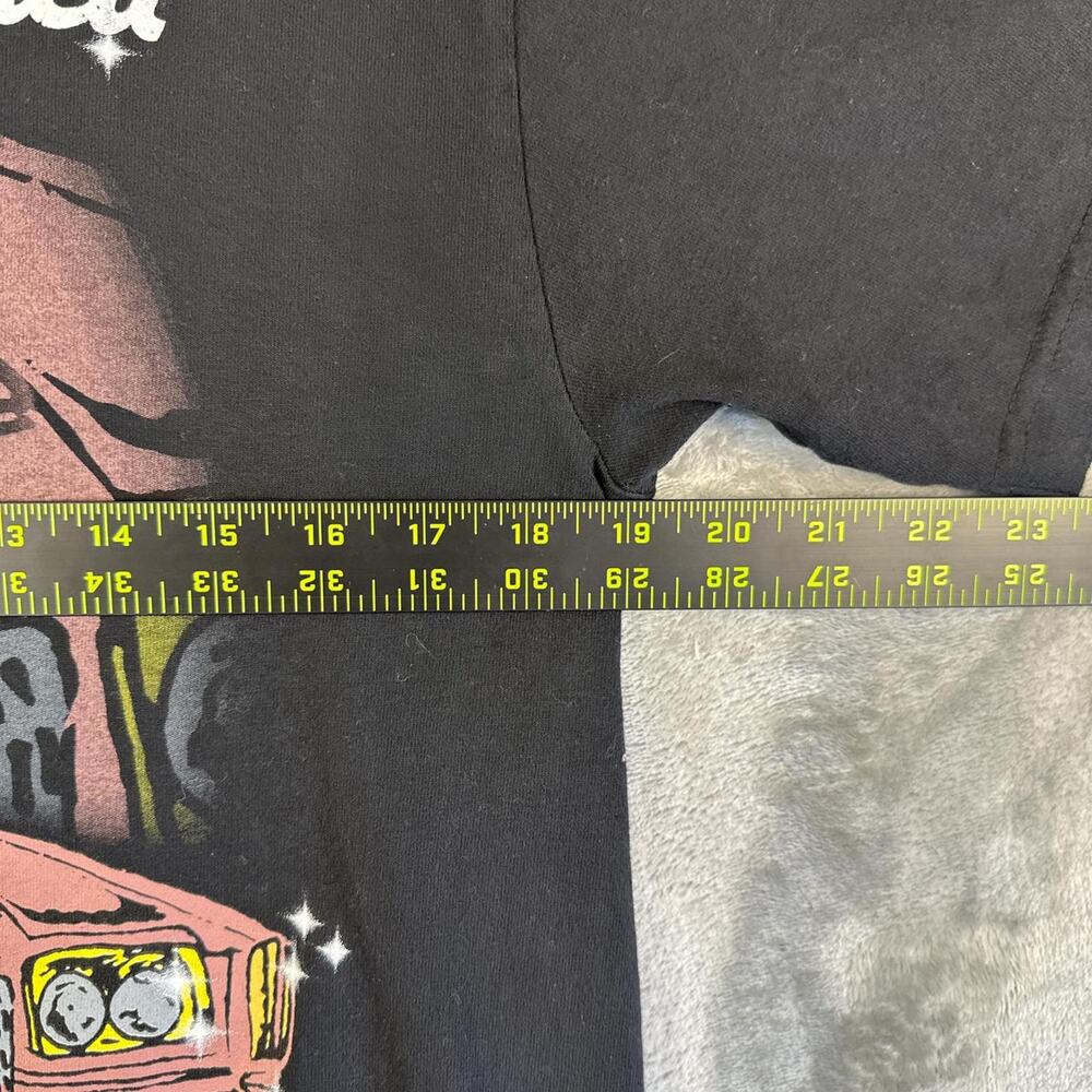 Little Africa Funk Shirt Mens Medium Black Short Sleeve Streetwear Graphic Tee - Picture 3 of 7